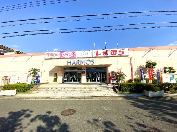 ハーモス荏田店(スーパー、ドラッグストア、100円ショップ、しまむら等、生活に便利な店が多数入っています。)