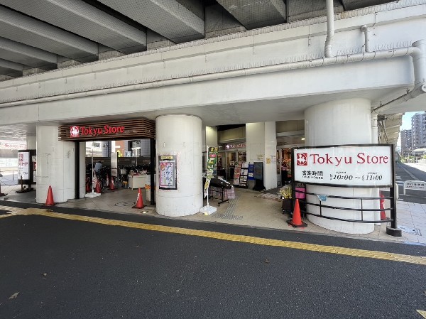 東急ストア高津店　 (駅の改札を出てすぐ近くにありますので、通勤通学、お出かけの際、ついでで立ち寄りやすく、生活していくうえで日々のお買い物にとても便利です。)