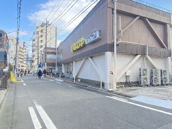 いなげやina21川崎幸店(東京都多摩地域で最初のセルフサービス販売方式を導入したスーパーマーケット「いなげや」の、ディスカウントショップ版である「いなげや ina21。)
