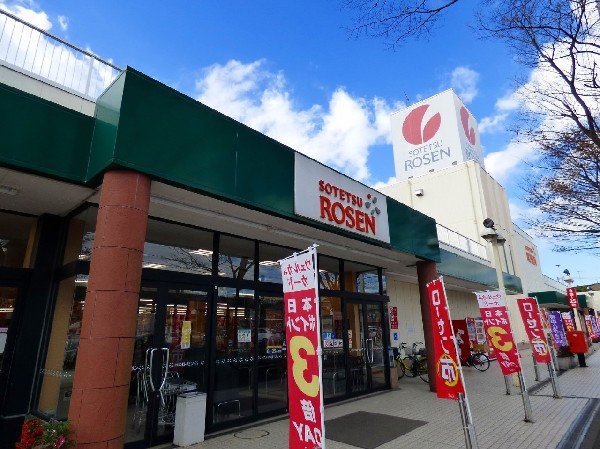 相鉄ローゼンたいら店(相鉄グループのスーパーとして神奈川中心に54店舗構える。朝6時～25時まで営業していること。)