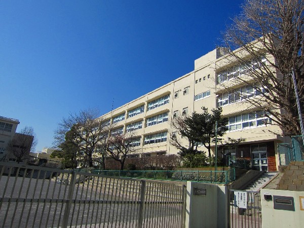 田奈小学校(各学年3クラス、個別支援級2クラスの小学校です。近隣の田畑の多い環境を生かし、田植え、サツマイモなどの収穫体験などの活動が行われています。)