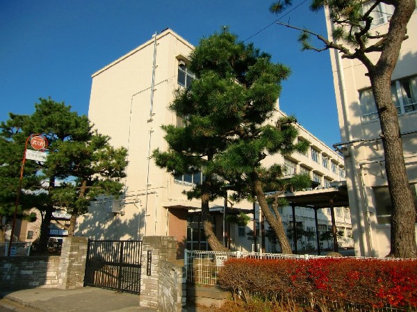 新田中学校(（知）確かな学力を身につけ、自ら学ぶ、あきらめずに挑戦する生徒を育みます。（徳）のびのびと主体的に行動し、人権を尊重する豊かな心の生徒を育みます。)