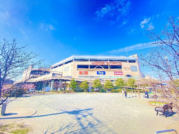 トレッサ横浜(オートモールを中心に専門店が約220店舗入った複合型ショッピングモール。駐車場は全日無料です。)