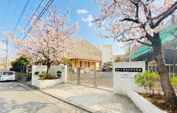 南神大寺小学校(１学年１～２クラスの小規模校。学校教育目標は「みつめ　みがきあい　みらいをひらく　南神の子」。)