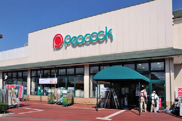 ピーコックストア国立弁天通り店(高品質で新鮮な国産食材のほか、輸入食材、他では買えない珍しい食品なども扱っており、贈答用洋菓子のテナントやインストアベーカリーなどもデパ地下にあるような店が出店しています。)