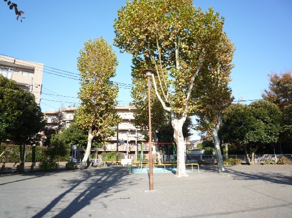 野川第二公園(青空の下で駆け回ったり、遊具で遊んだり、思い思いの遊びができます。子供たちの元気で楽しそうな声が響き渡ります。)