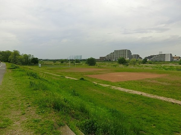 多摩川緑地公園(多摩川の河川敷を利用した公園で、野球場、ソフトボール場、自由広場（サッカー、ラグビー）、ゲートボール場があります。)