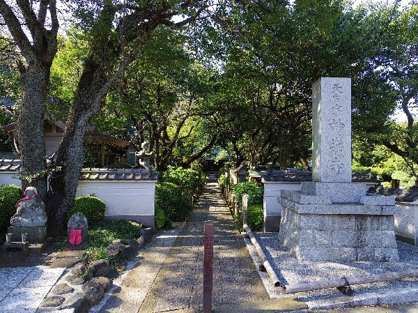 長尾山妙楽寺　(紫陽花の名所として知られています。登戸駅と久地駅からは、シャトルバスあじさい号が運航しています。)