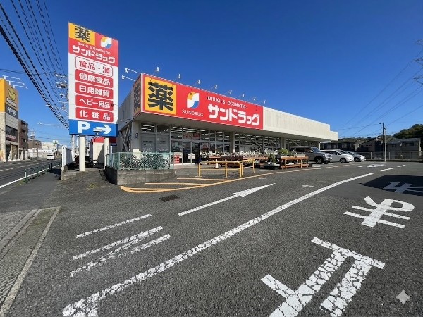 サンドラッグ町田野津田店(医薬品はもちろん、日用品や化粧品、食品なども取り扱っており、お買い物に便利です。暮らしを支える施設として活躍します。)