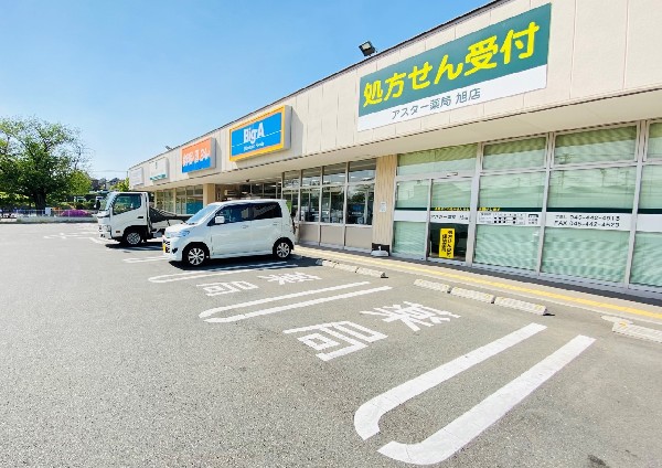 ビッグエー中白根店(食料品や日用品を取り扱うコンパクトなスーパー、ちょっとした買い物に便利です。24時間営業、駐車場有。)